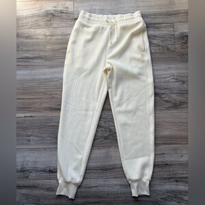DSG Cream Ribbed Women's Joggers